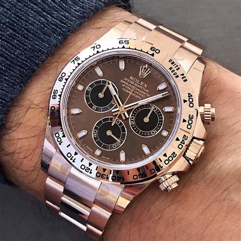 rolex daytona chocolate rose gold price